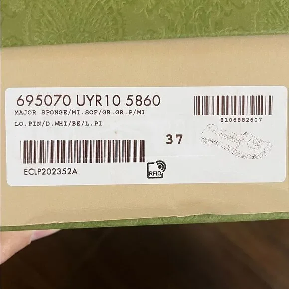 GUCCI GF logo Terry Espadrilles Flat women size EU37 - Picture 5 of 5